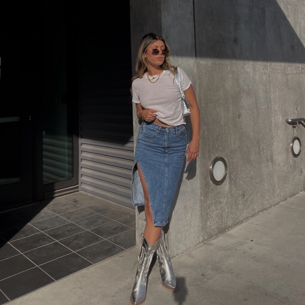 A&F Midi Skirt